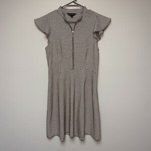ZOE By Rachel Zoe Houndstooth Jackie O Style Knee Length Dress Size 8